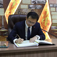 Военную академию Беларуси посетила иностранная делегация Китайской Народной Республики