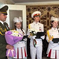 Представители военного комиссариата города Гомеля поздравили ветеранов с праздником