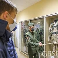На военном факультете ГрГУ имени Янки Купалы прошел День открытых дверей