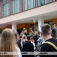 В Военную академию Беларуси прибыли будущие курсанты