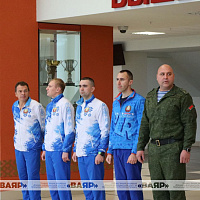 Открытие 7-й спартакиады среди военнослужащих командований и управлений