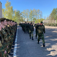 Проводы военнослужащих, выслуживших установленные сроки срочной военной службы