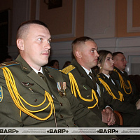 Торжественное собрание, посвященное 15-летию со дня образования 1-го зенитного ракетного полка ВВС и войск ПВО