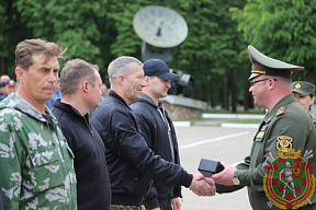 Торжественная церемония завершения учебных сборов