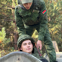 Курсанты 59-й шпс отработали элементы тактической медицины 