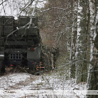 В рамках тактического учения с подразделениями РСЗО «Полонез»