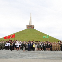 Церемония открытия заключительного этапа республиканской военно-патриотической игры «Орленок»