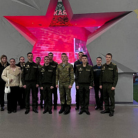 Курсанты Военной академии посетили выставку «Моя Беларусь»