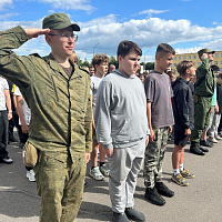 В 120 омбр стартовала первая летняя смена спортивно-патриотического лагеря «Рогачёвцы» 