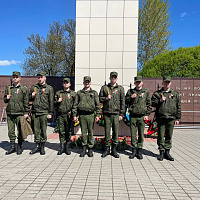 Военнослужащие 127 брс приняли участие в торжественном мероприятии 