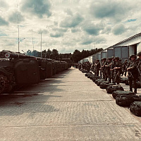В столичной механизированной бригаде проходят комплексные занятия по боевой готовности