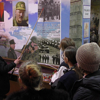 Военнослужащие 120 омбр провели экскурсию для учащихся средней школы №  177 г. Минска