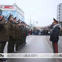 Принятие присяги новым пополнением Северо-Западного оперативного командования