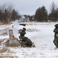 Военнообязанные, призванные на военные сборы, оттачивают навыки на 227-м общевойсковом полигоне