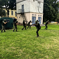 Занятия по тактико-специальной подготовке с военнообязанными в 127 брс