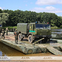 В понтонно-мостовом батальоне 557-й инженерной бригады продолжается полевой выход