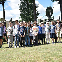 На базе 38 одшбр продолжает работу спортивно-патриотический лагерь