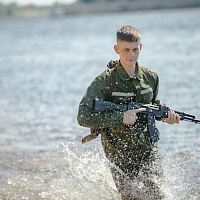 Занятие с курсантами военно-транспортного факультета в БелГУТ