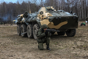 Гвардейцы 38-й отдельной гвардейской десантно-штурмовой бригады совершили полевой выход