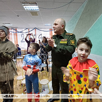 Военнослужащие Гродненского гарнизона приняли участие в акции «Наши дети» 