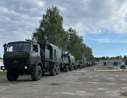 Подразделения 48-го отдельного батальона (РЭБ) совершили марш