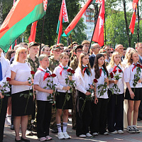 В День всенародной памяти жертв Великой Отечественной войны и геноцида белорусского народа в Жодино состоялся митинг