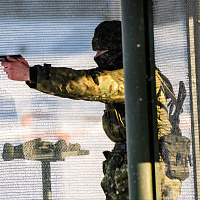 Занятия по огневой подготовке с курсантами Военной академии