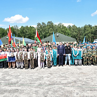 На полигоне Брестский прошло торжественное открытие финальных этапов патриотических игр