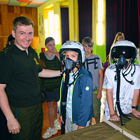 Военнослужащие 116 шаб посетили оздоровительный лагерь 