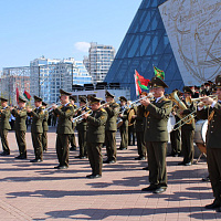 Военнослужащие 56 опс приняли участие в акции, посвященной Дню народного единства