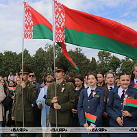  В Гродно прошёл торжественный митинг, посвящённый Дню народного единства