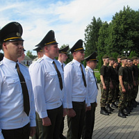 Островецким зенитчикам вручены знаки «Гвардия»