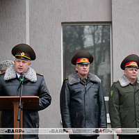Митинг, посвященный открытию памятного знака в честь Минского артиллерийско-минометного училища