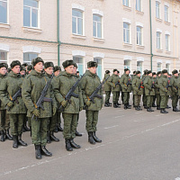 Гвардейцы произнесли слова клятвы на верность Родине