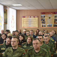 Делегат VII Всебелорусского народного собрания выступил перед военнослужащими и гражданским персоналом Брестского гарнизона