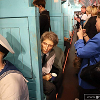 В Гродно прибыл передвижной музей «Поезд Победы»