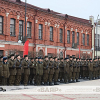 Новобранцы в составе ССО приняли присягу в Бобруйске