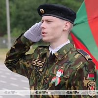 Торжественная церемония закрытия военно-патриотической игры «Зарница»