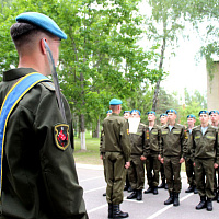 Военнослужащие 5 обр СпН приняли Кодекс чести защитника Отечества