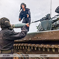 Военнослужащие танкового подразделения 19 омбр выполнили упражнение контрольных стрельб