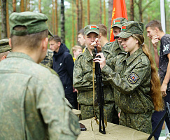 Военно-патриотический лагерь на базе 36 дмбр