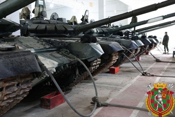 Кипит работа у танкистов