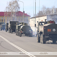 Марш в район выполнения задач