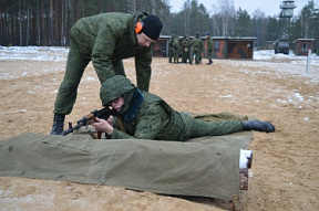 Боевое крещение на учебных стрельбах