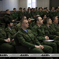 Делегат VII Всебелорусского народного собрания выступил перед военнослужащими 147 зрп