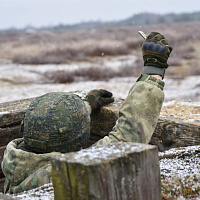 Военнослужащие 38 одшбр выполнили упражнения контрольных стрельб