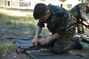 На полигоне Брестский проходит областной этап военно-патриотической игры «Орленок»