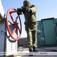 Занятия по водолазной подготовке с курсантами 72 ОУЦ