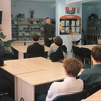 Представители военно-транспортного факультета в БелГУТ провели профориентационную работу в учреждениях образования города Гомеля