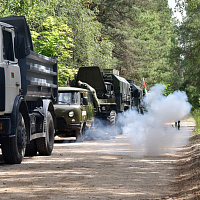 Тактико-специальное занятие с совершением 50-километрового марша